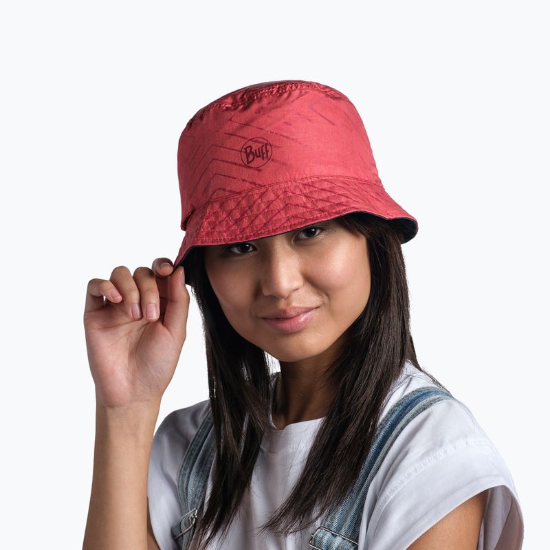Hat BUFF Travel Bucket collage red 5