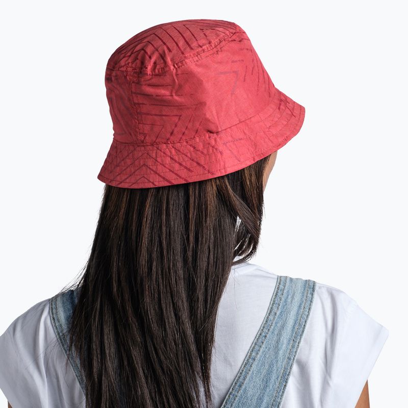 Hat BUFF Travel Bucket collage red 6