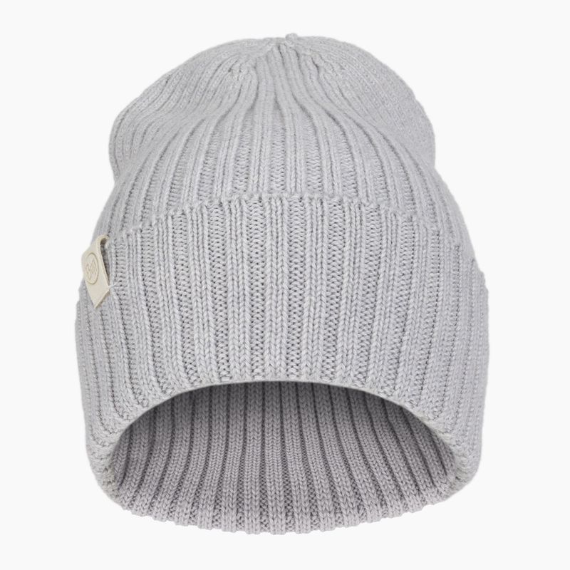 BUFF Merino Wool Knit 1Lhat Norval cap light grey 124242.933.10.00 2