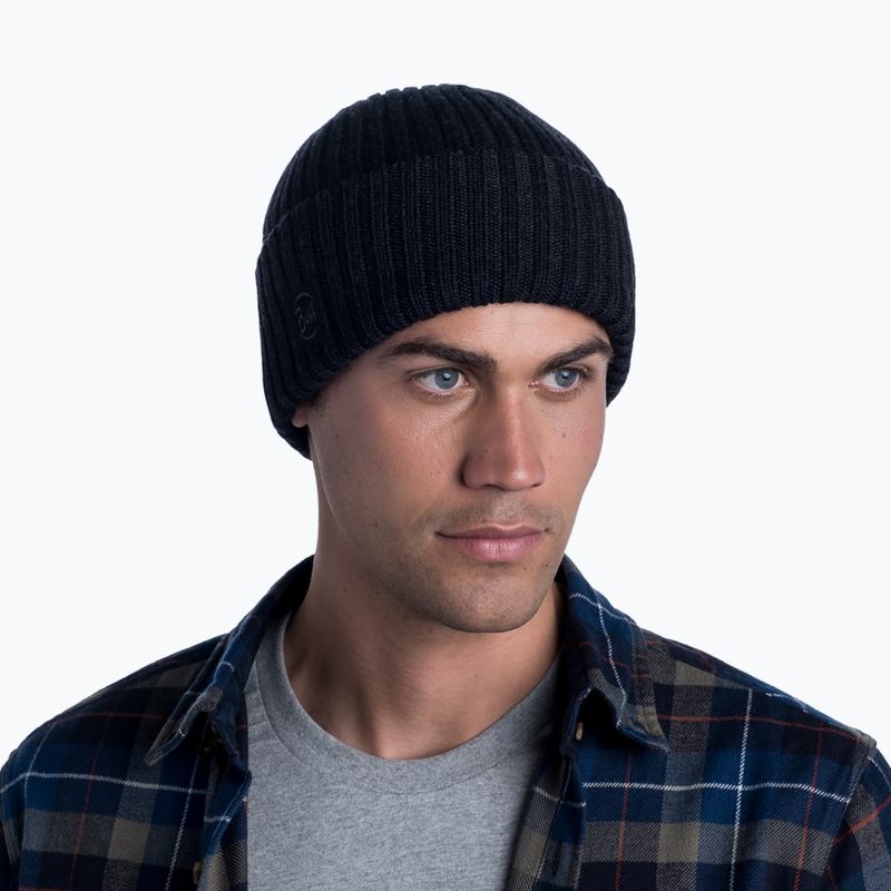 BUFF Merino Wool Hat Ervin dark grey 124243.901.10.00 5