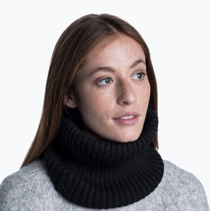 BUFF Knitted Neckwarmer Norval Graphite 124244.901.10.00 5