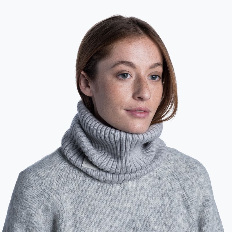 BUFF Knitted Neckwarmer Norval light grey 124244.933.10.00 5