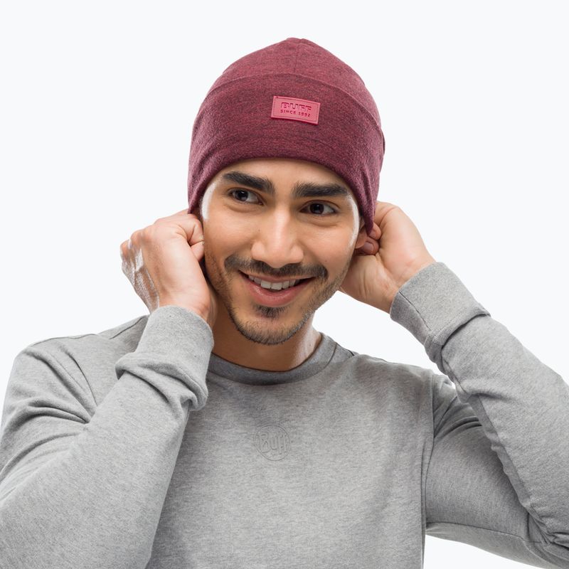 BUFF Merino Wool Fleece Hat maroon 124116.632.10.00 5