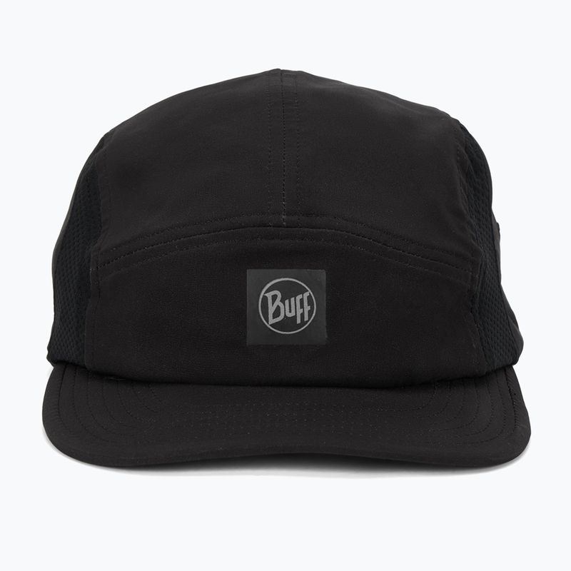 BUFF 5 Panel Go Graze solid black baseball cap 2