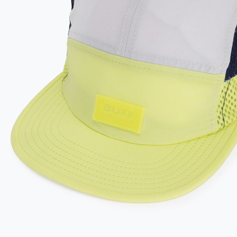 Baseball cap BUFF 5 Go domus lime panel 3