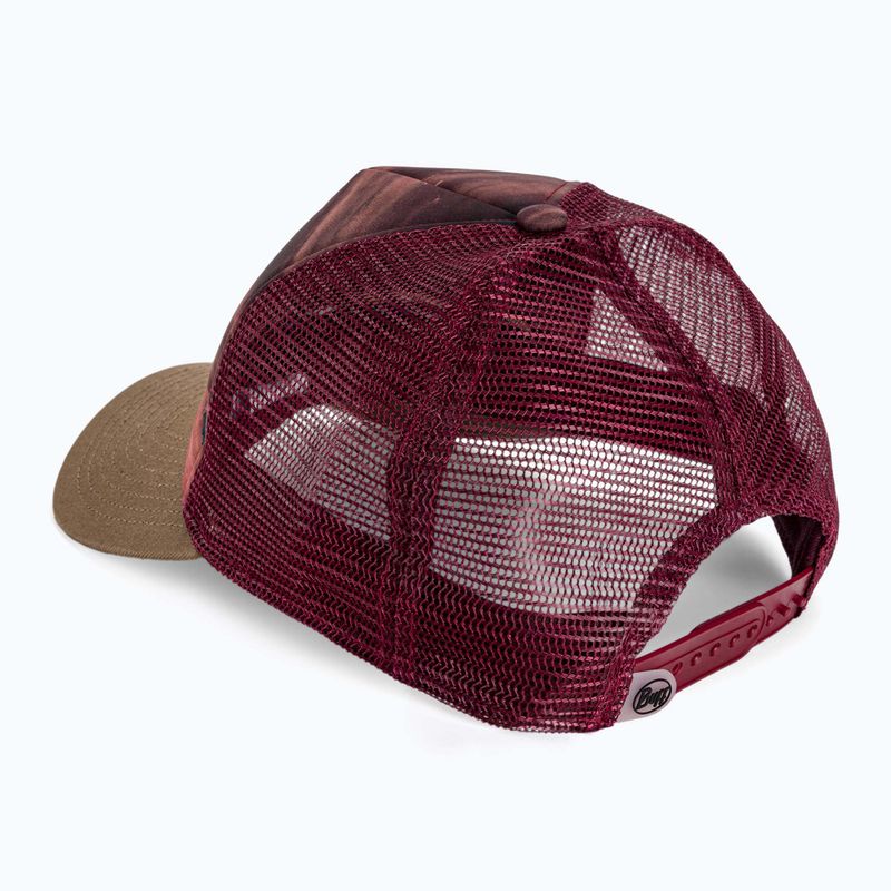 BUFF Trucker Sykora baseball cap maroon and brown 125365.632.30.00 3