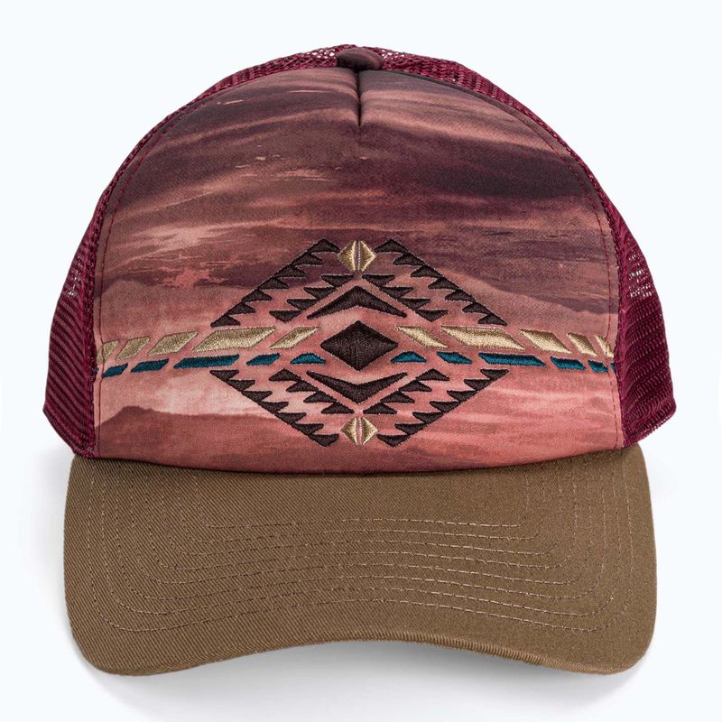 BUFF Trucker Sykora baseball cap maroon and brown 125365.632.30.00 4