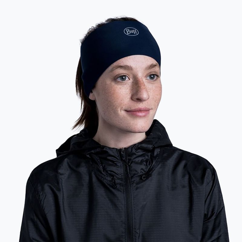 BUFF Tech Fleece Headband Solid navy blue 124061.707.10.00 5