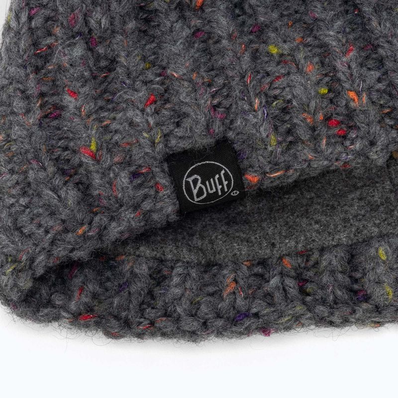 BUFF Knitted & Fleece Neckwarmer Kim grey 123528.937.10.00 3