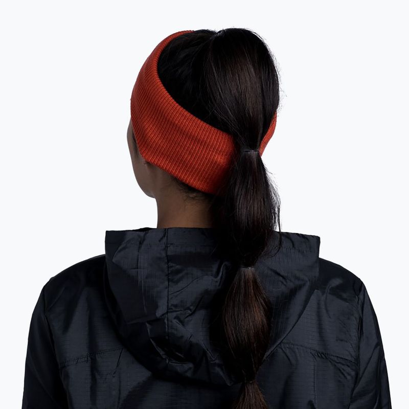 BUFF Crossknit Headband Solid red 126484.220 7