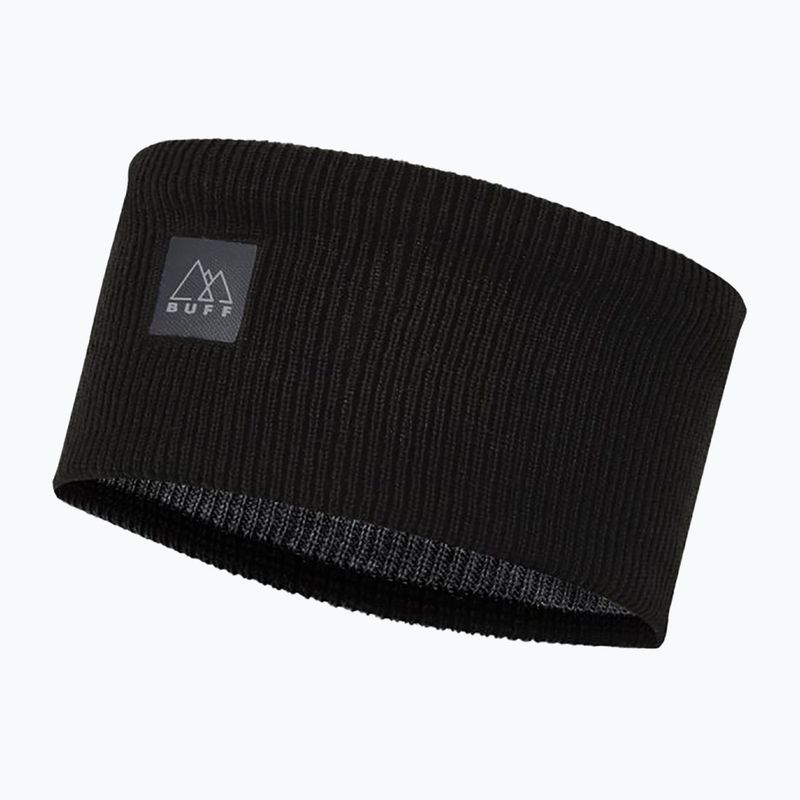 BUFF Crossknit Headband Solid black 126484.999.10.00 4