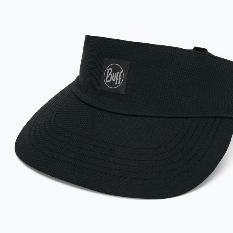 Running visor BUFF Go Visor Solid black 3