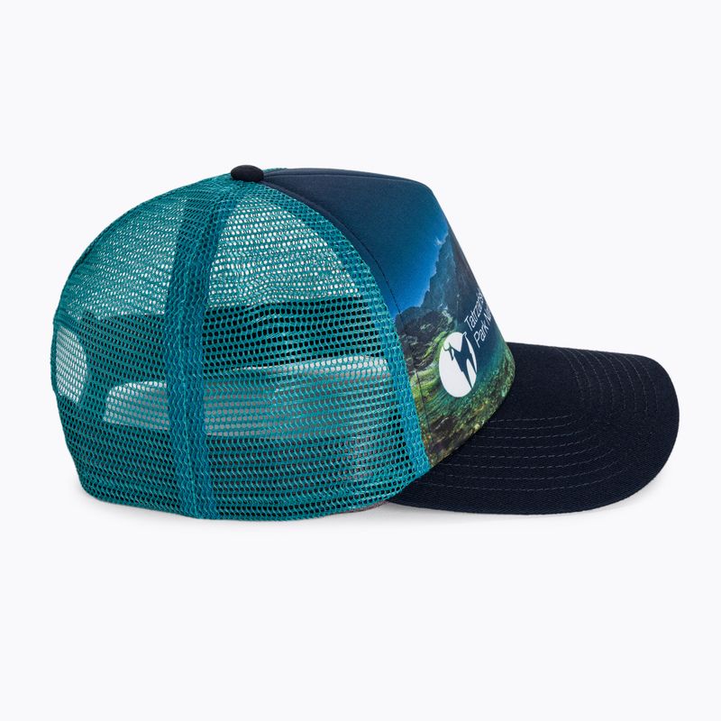 BUFF Trucker Black Pond blue and navy baseball cap 129543.555.10.00 2