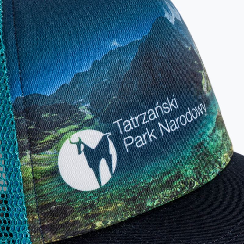 BUFF Trucker Black Pond blue and navy baseball cap 129543.555.10.00 6