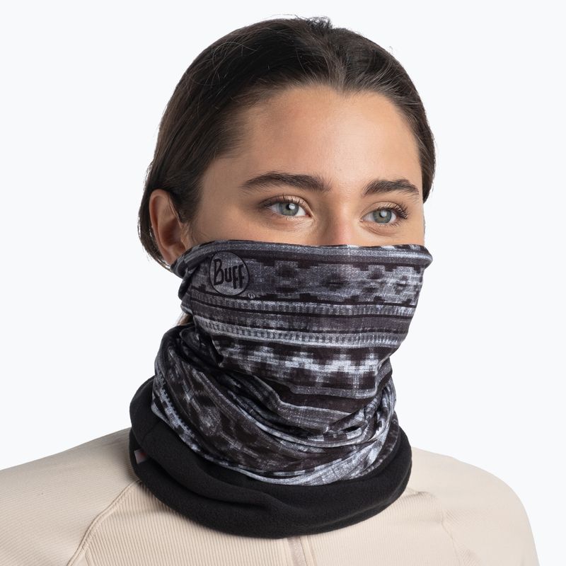 Multifunctional snood BUFF Polar alsien black 3