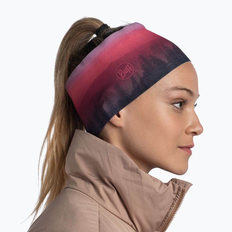 Headband BUFF Tech Fleece haera mauve 3
