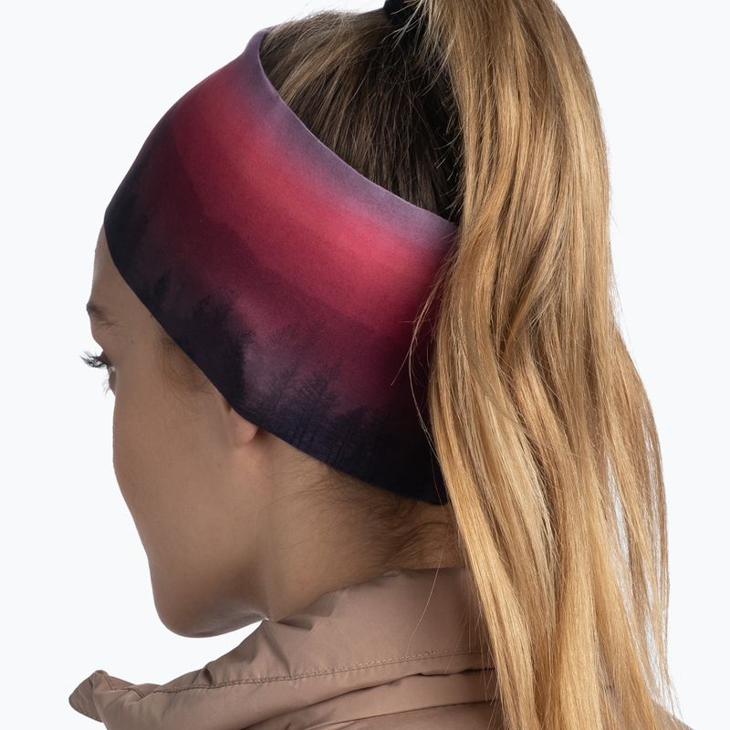 Headband BUFF Tech Fleece haera mauve 4