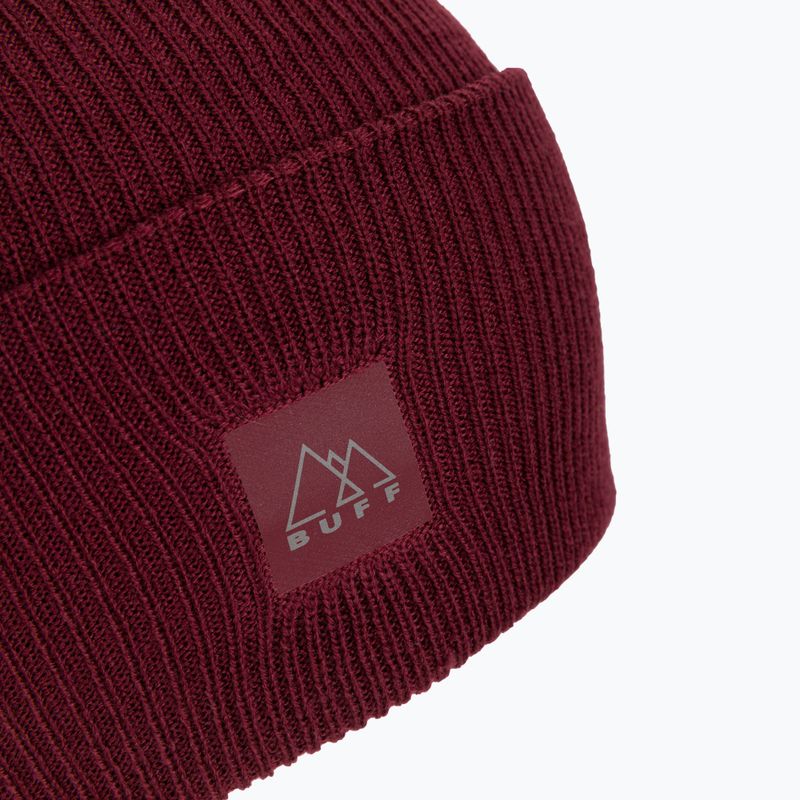 BUFF Crossknit cap maroon 126483.416.10.00 3