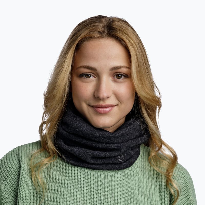 BUFF Merino Fleece black multifunctional snood 4