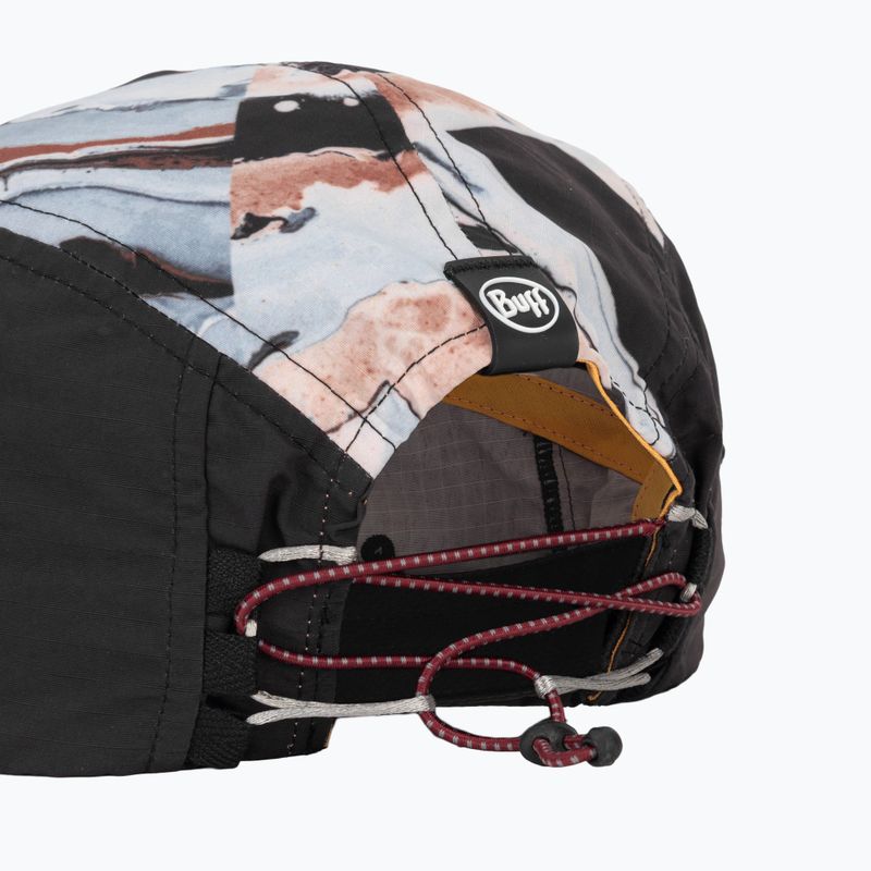 Baseball cap BUFF 5 Explore Panel reige black 4