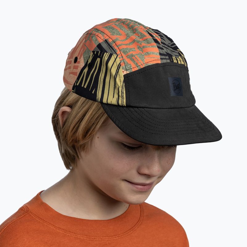 BUFF 5 Panels Noru children's baseball cap black 131315.999.10.00 8