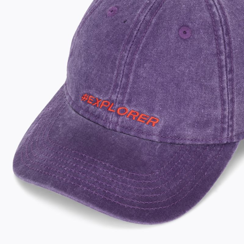 Children's baseball cap BUFF Baseball brokes violet 3