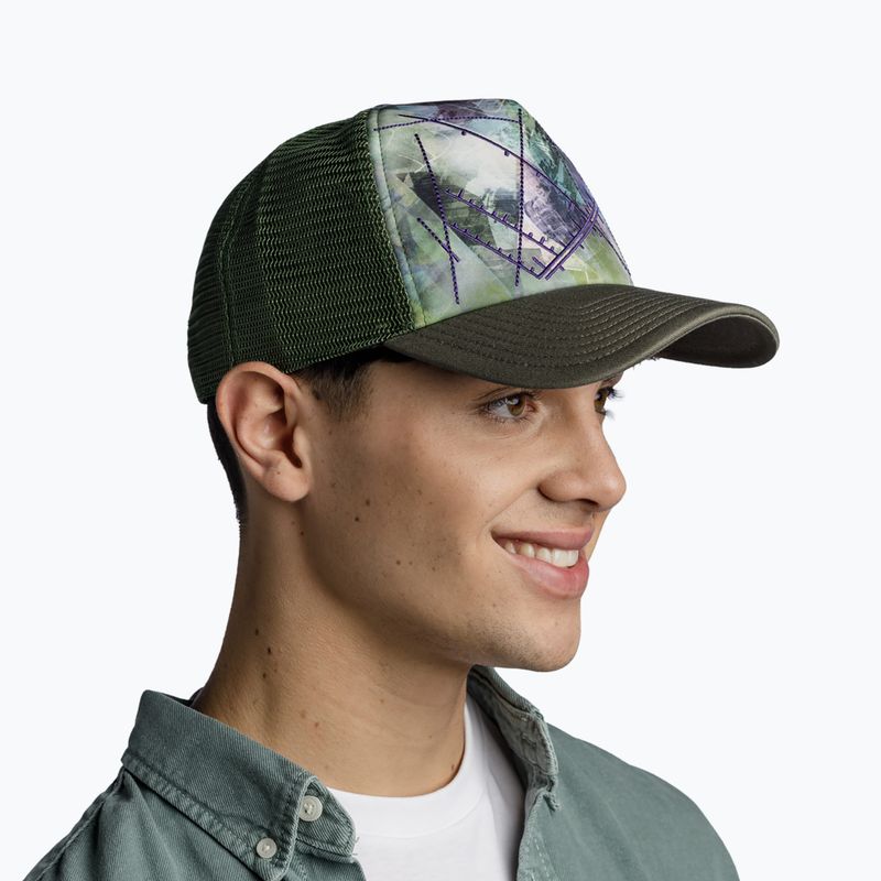 BUFF Trucker Campast green baseball cap 131401.845.30.00 8