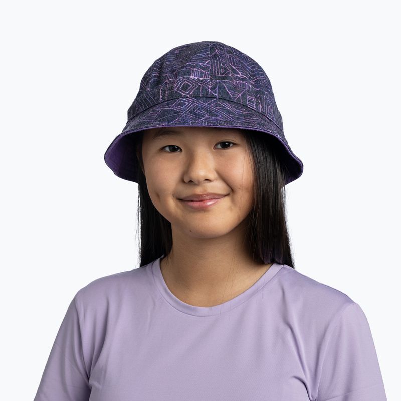 Children's hat Buff Fun Bucket kasai violet 3
