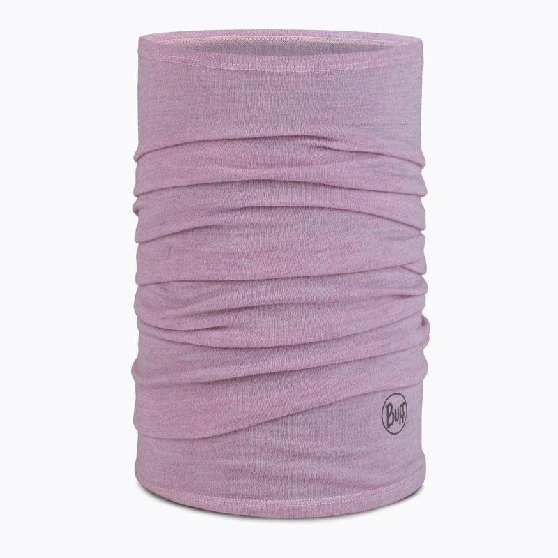Multifunctional BUFF Midweight Merino Wool melange lilac sand