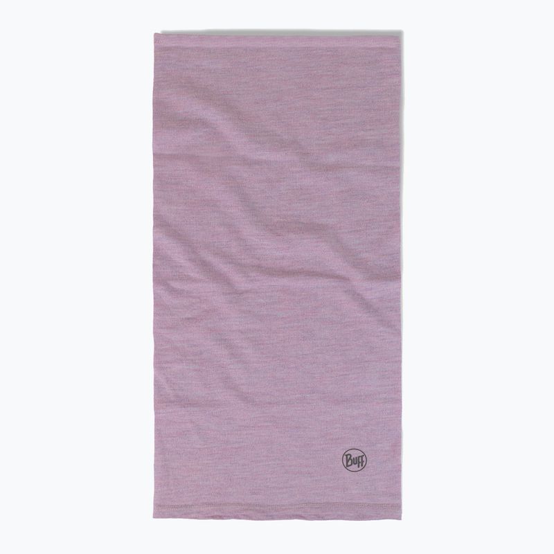 Multifunctional BUFF Midweight Merino Wool melange lilac sand 2