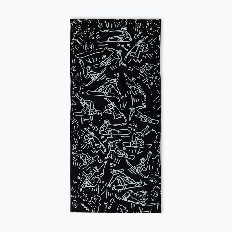 Children's multifunctional snood BUFF Original Ecostretch tivat black 2