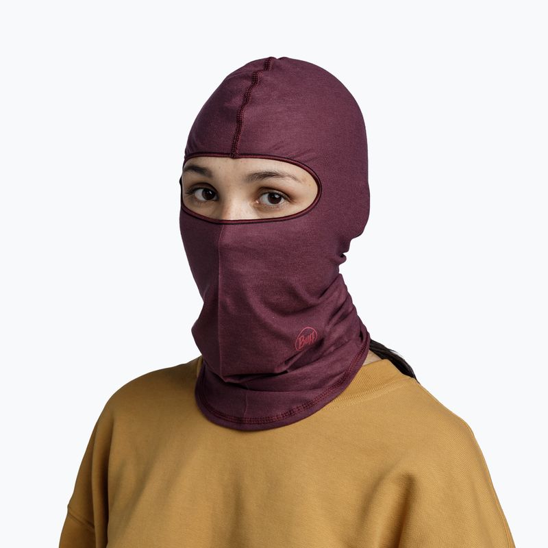 BUFF Ecostretch solid dahlia balaclava 3