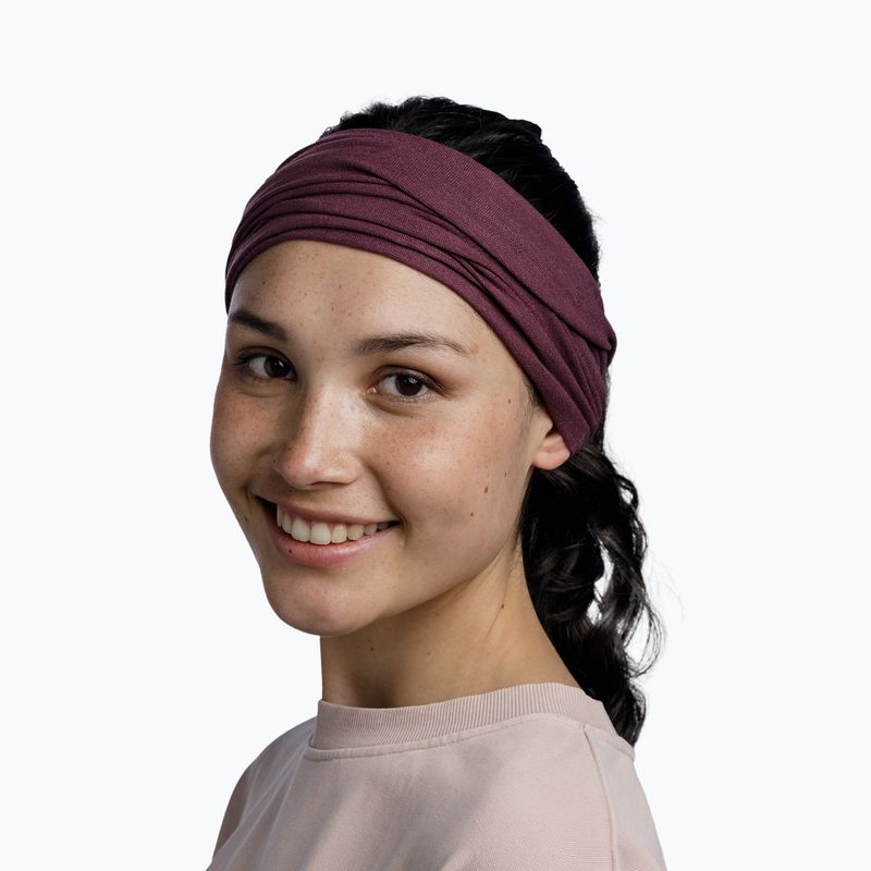 Multifunctional neck gaiter BUFF Original Ecostretch solid dahlia 4