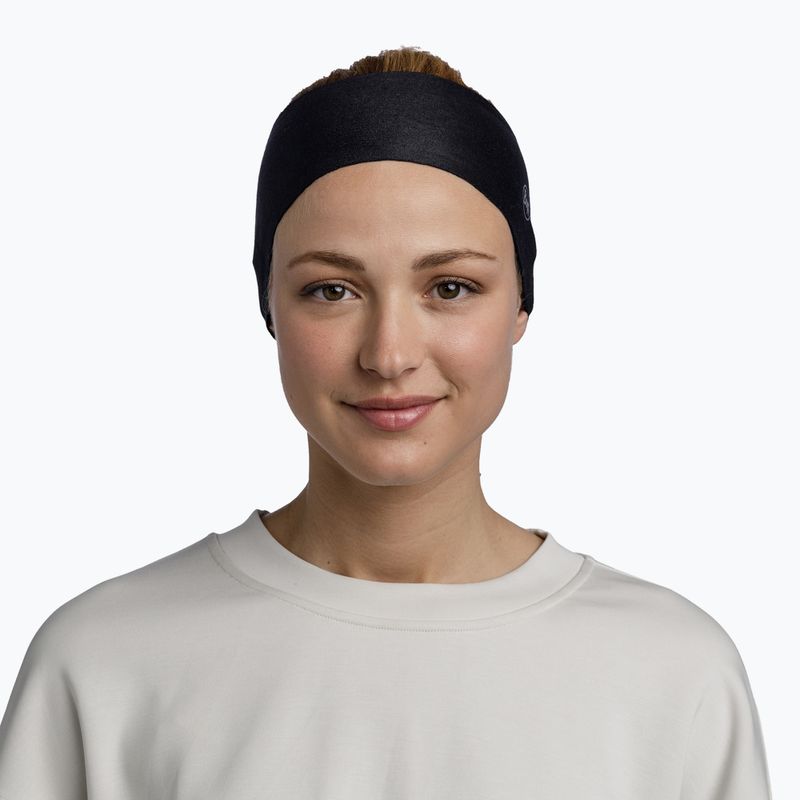BUFF Thermonet solid black headband 2