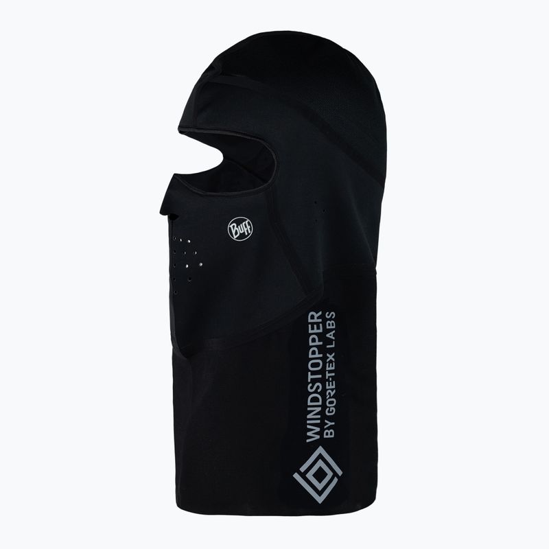 BUFF Windproof solid black balaclava