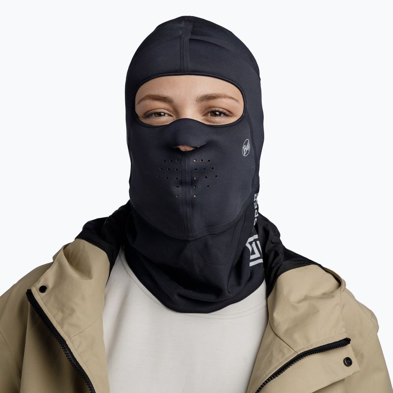 BUFF Windproof solid black balaclava 3