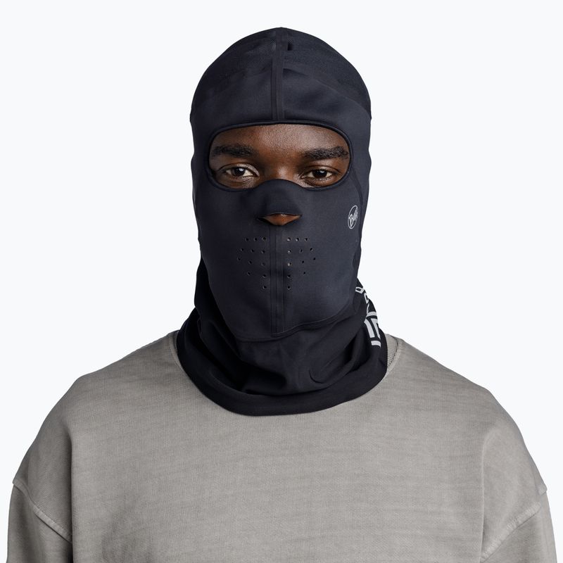 BUFF Windproof solid black balaclava 5