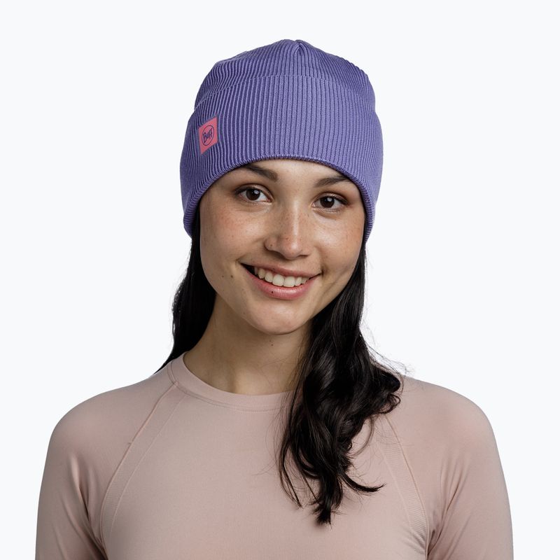 BUFF Crossknit winter beanie iris 3