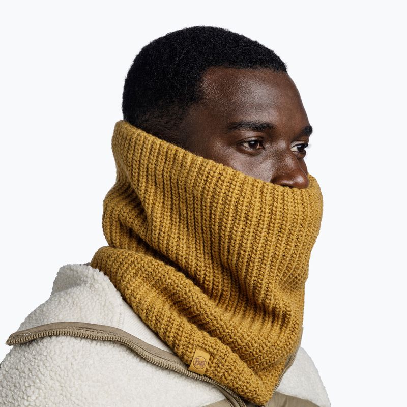 Snood BUFF Knitted & Fleece Jarn ocher 4