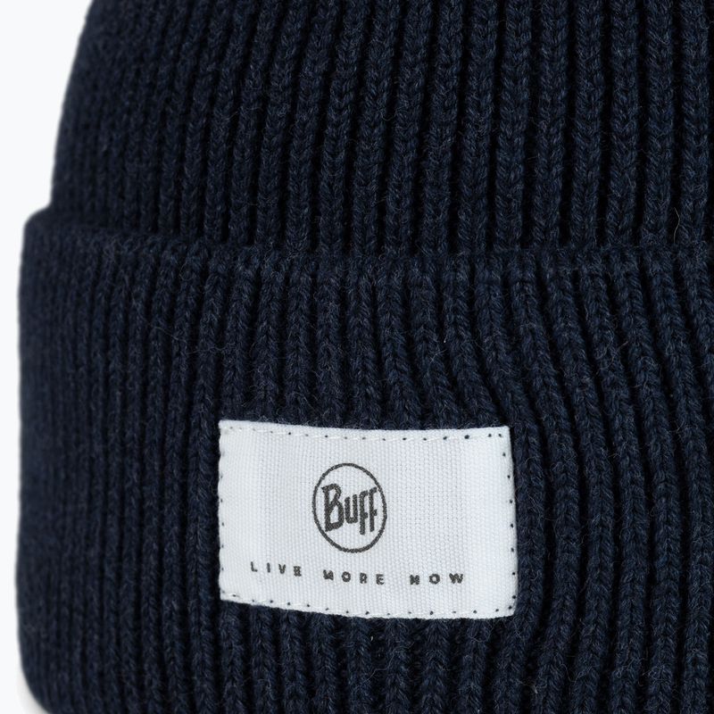 BUFF Knitted Drisk winter beanie night blue  2