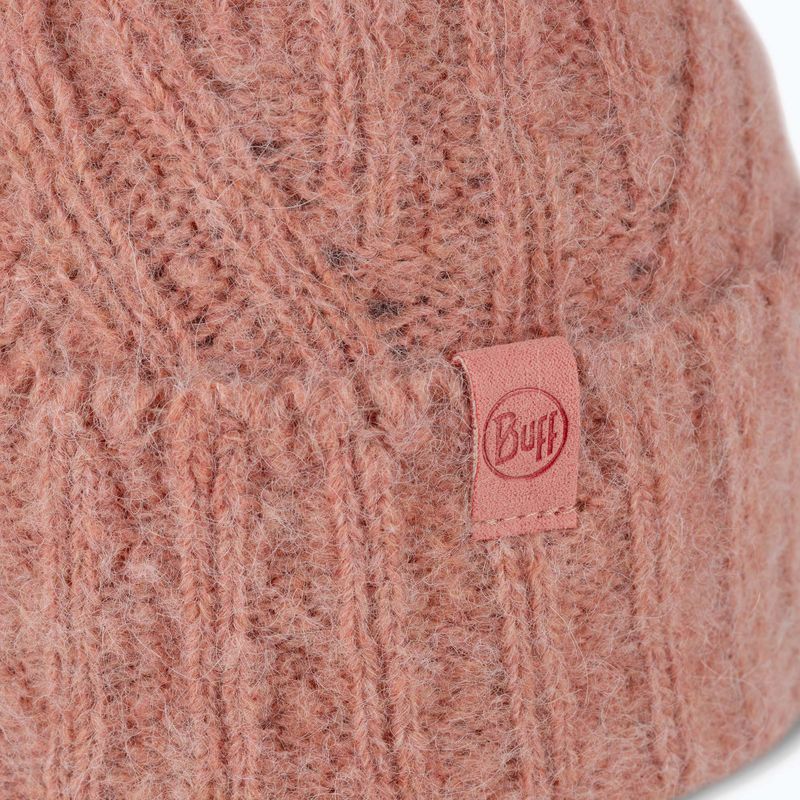 Winter hat BUFF Knitted Nerla crimson 2