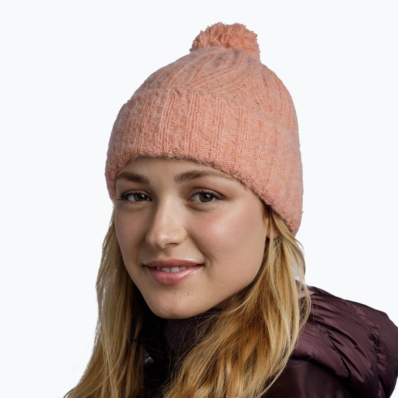 Winter hat BUFF Knitted Nerla crimson 4