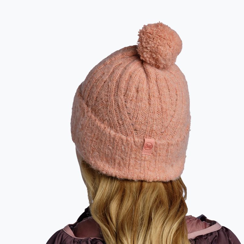 Winter hat BUFF Knitted Nerla crimson 5