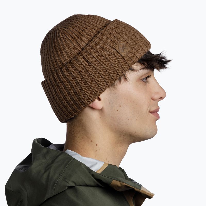 Winter hat BUFF Knitted Rutger brindle brown 4