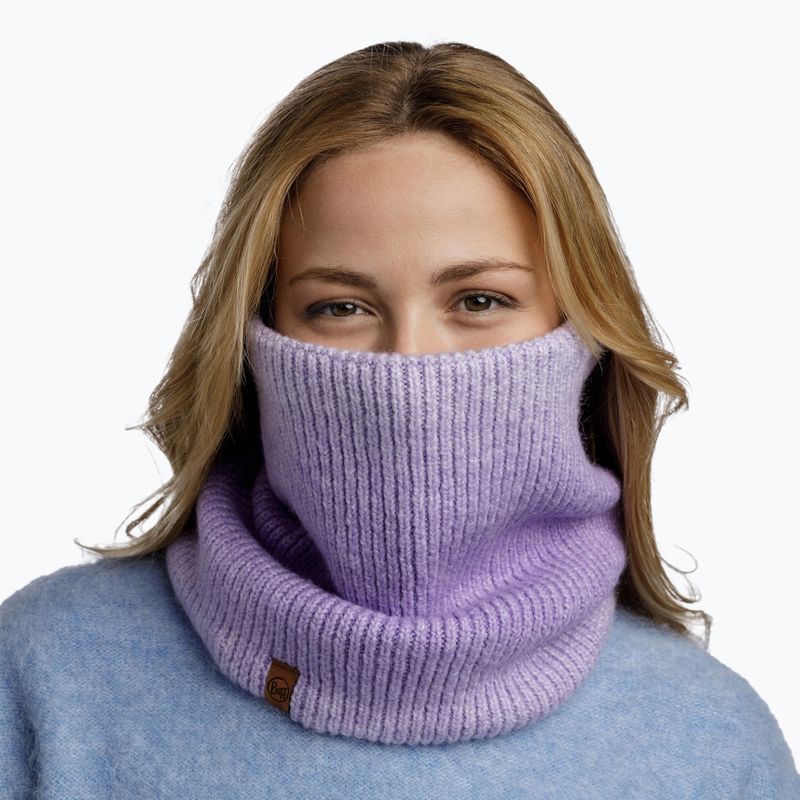 Snood BUFF Knitted & Fleece Marin lavender 4