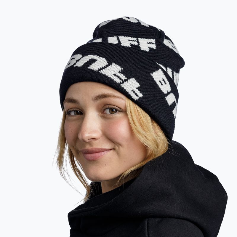 BUFF Knitted Hido black winter beanie 4