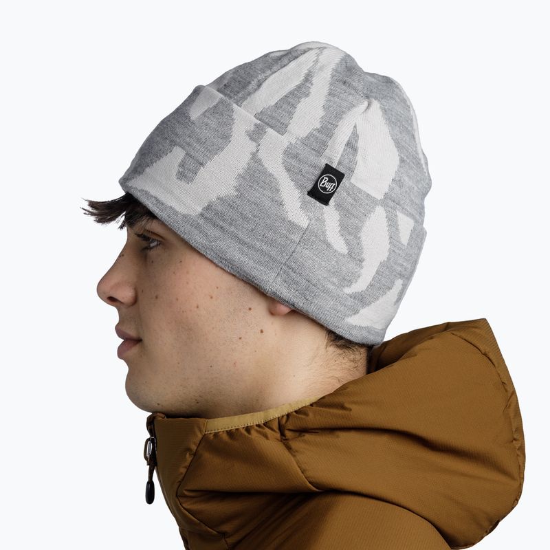 BUFF Knitted Kyre grey trekking cap 4