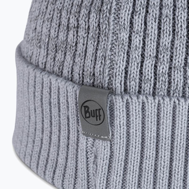 BUFF Merino Active winter beanie light grey 2