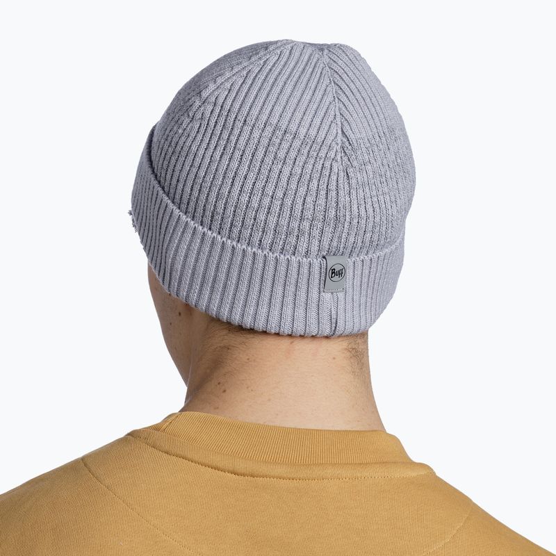 BUFF Merino Active winter beanie light grey 5