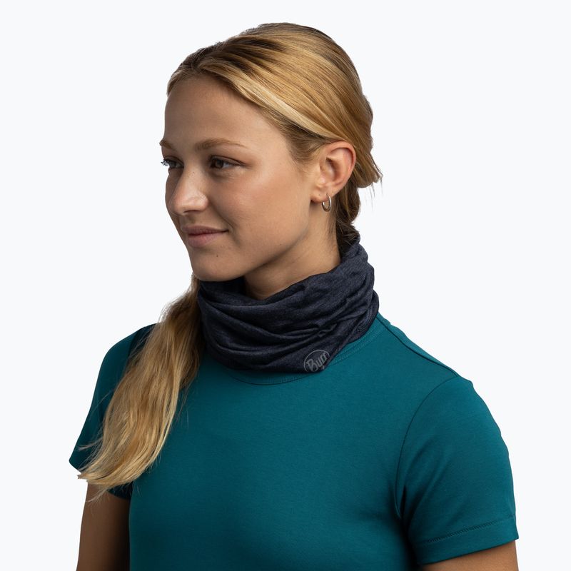 Multifunctional snood BUFF Lightweight Merino Wool night blue 3